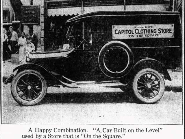 PATRON + GOOD OLE DAYS – 100 yrs ago – Lime cola 5 cents, $525 for a touring car & business cars